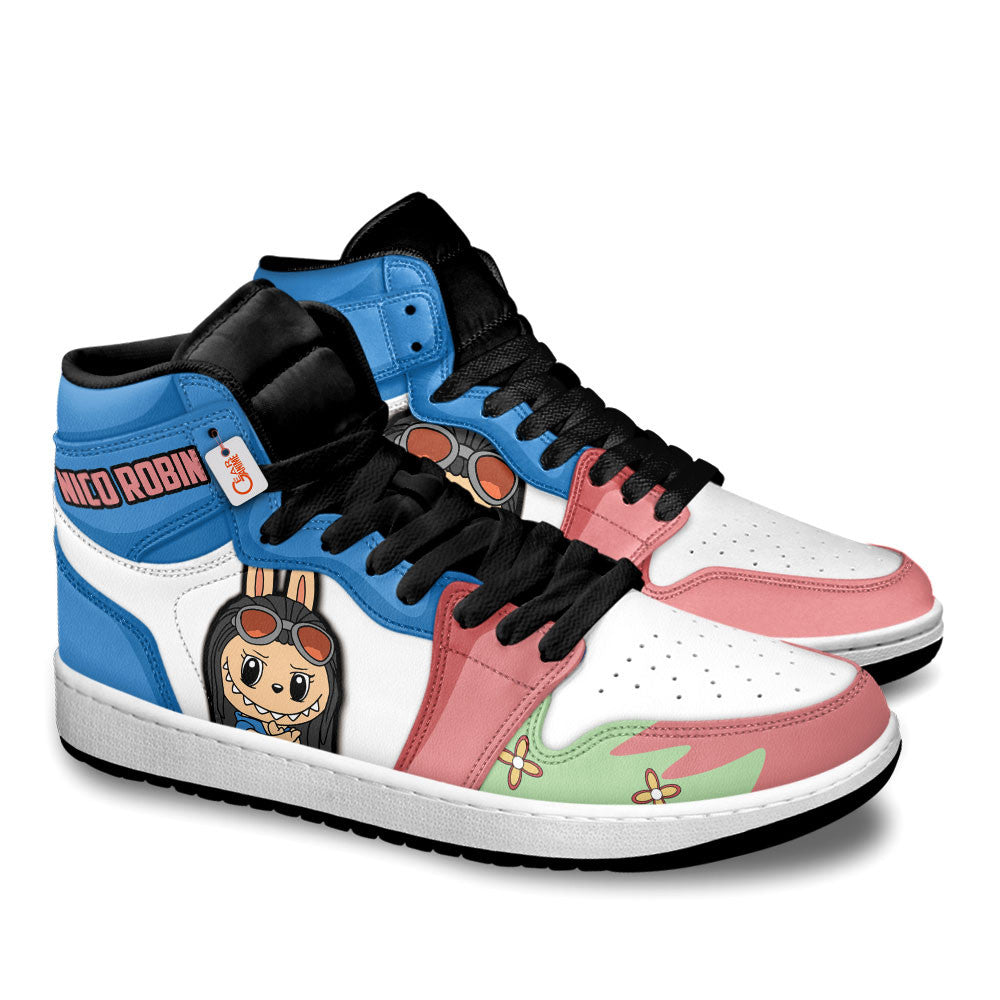 Nico Robin Labubu Custom High-Top Sneakers Personalized Shoes