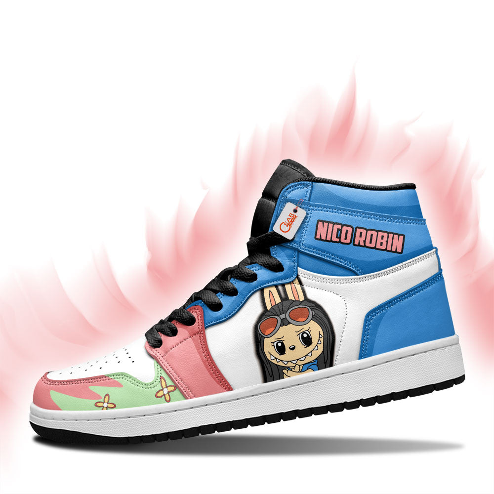Nico Robin Labubu Custom High-Top Sneakers Personalized Shoes
