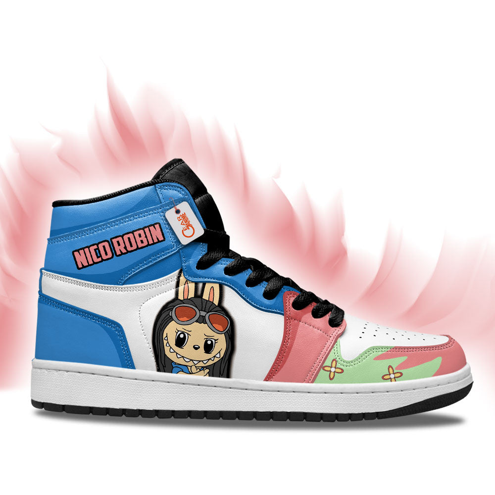 Nico Robin Labubu Custom High-Top Sneakers Personalized Shoes