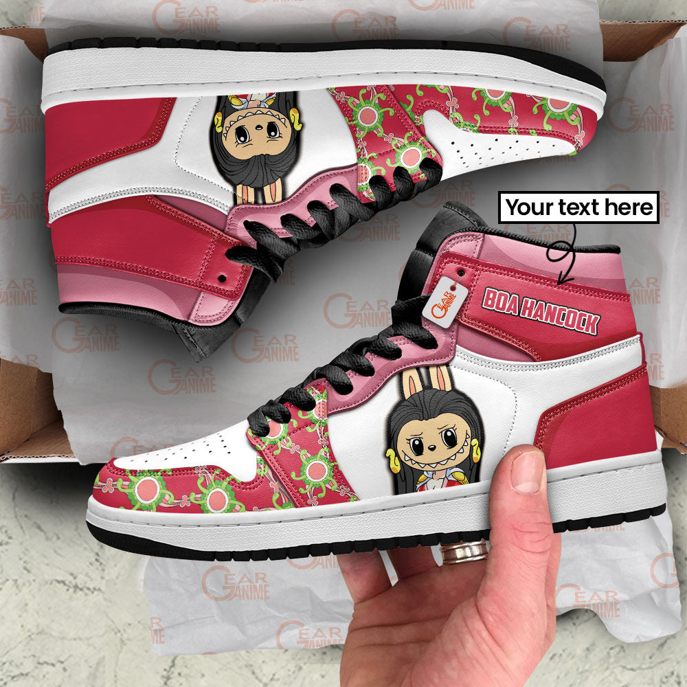 Boa Hancock Labubu Custom High-Top Sneakers Personalized Shoes