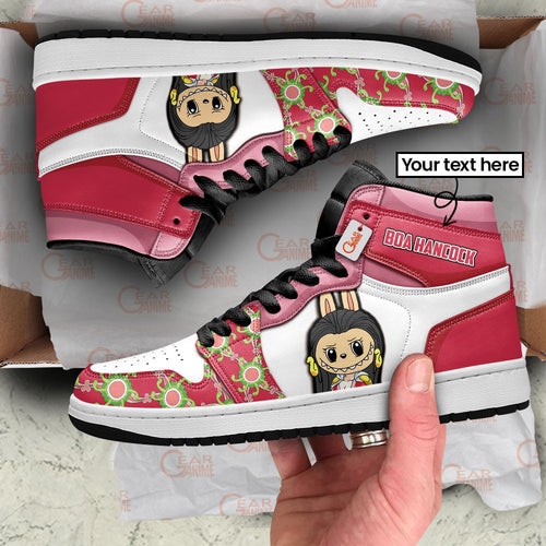 Boa Hancock Labubu Custom High-Top Sneakers Personalized Shoes