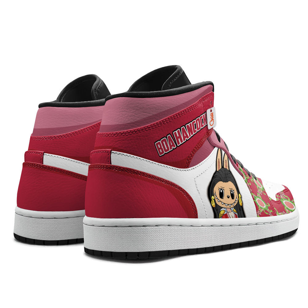 Boa Hancock Labubu Custom High-Top Sneakers Personalized Shoes