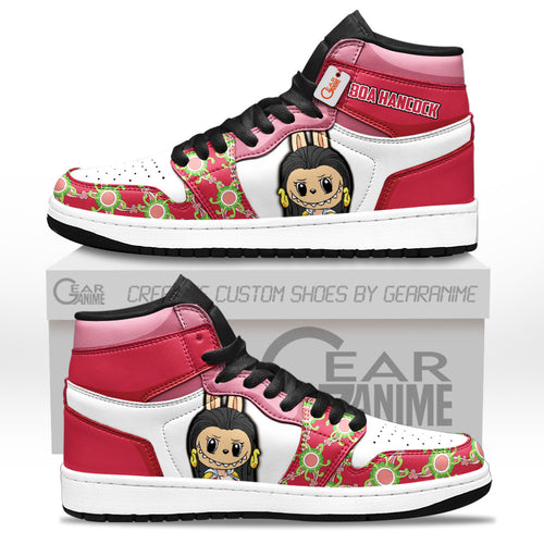 Boa Hancock Labubu Custom High-Top Sneakers Personalized Shoes