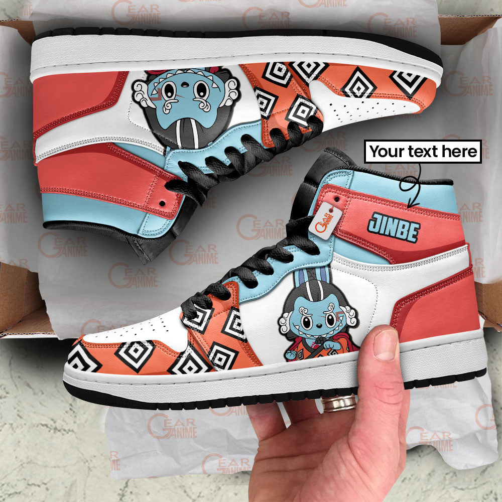 Jinbe Labubu Custom High-Top Sneakers Personalized Shoes