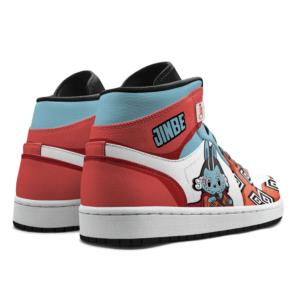 Jinbe Labubu Custom High-Top Sneakers Personalized Shoes