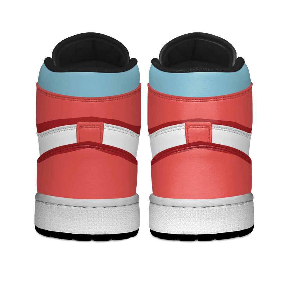 Jinbe Labubu Custom High-Top Sneakers Personalized Shoes