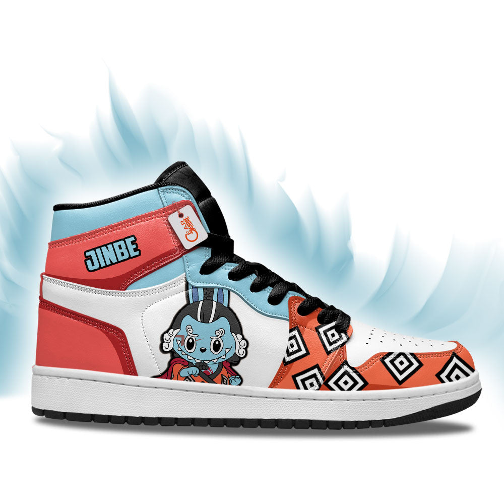 Jinbe Labubu Custom High-Top Sneakers Personalized Shoes
