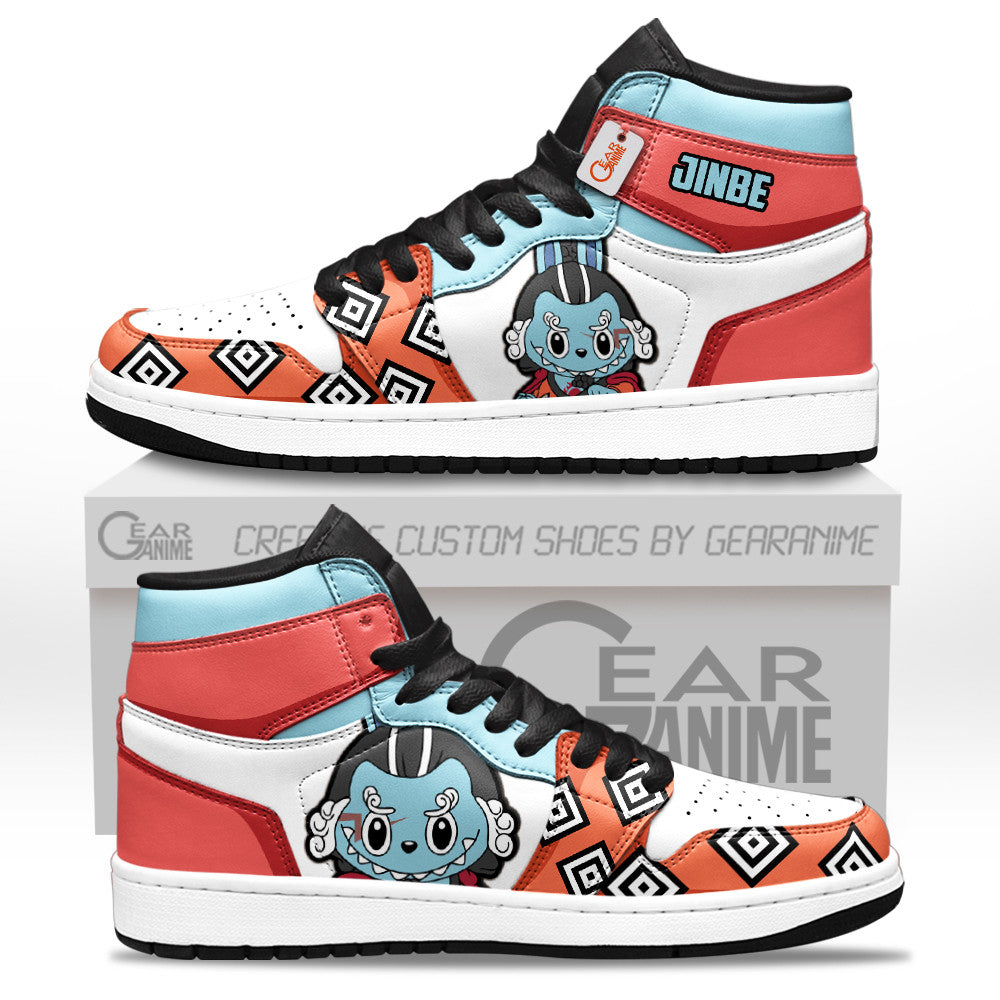Jinbe Labubu Custom High-Top Sneakers Personalized Shoes
