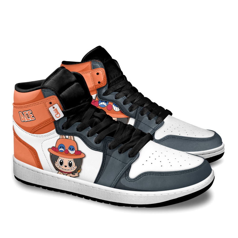 Ace Labubu Custom High-Top Sneakers Personalized Shoes