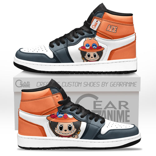 Ace Labubu Custom High-Top Sneakers Personalized Shoes