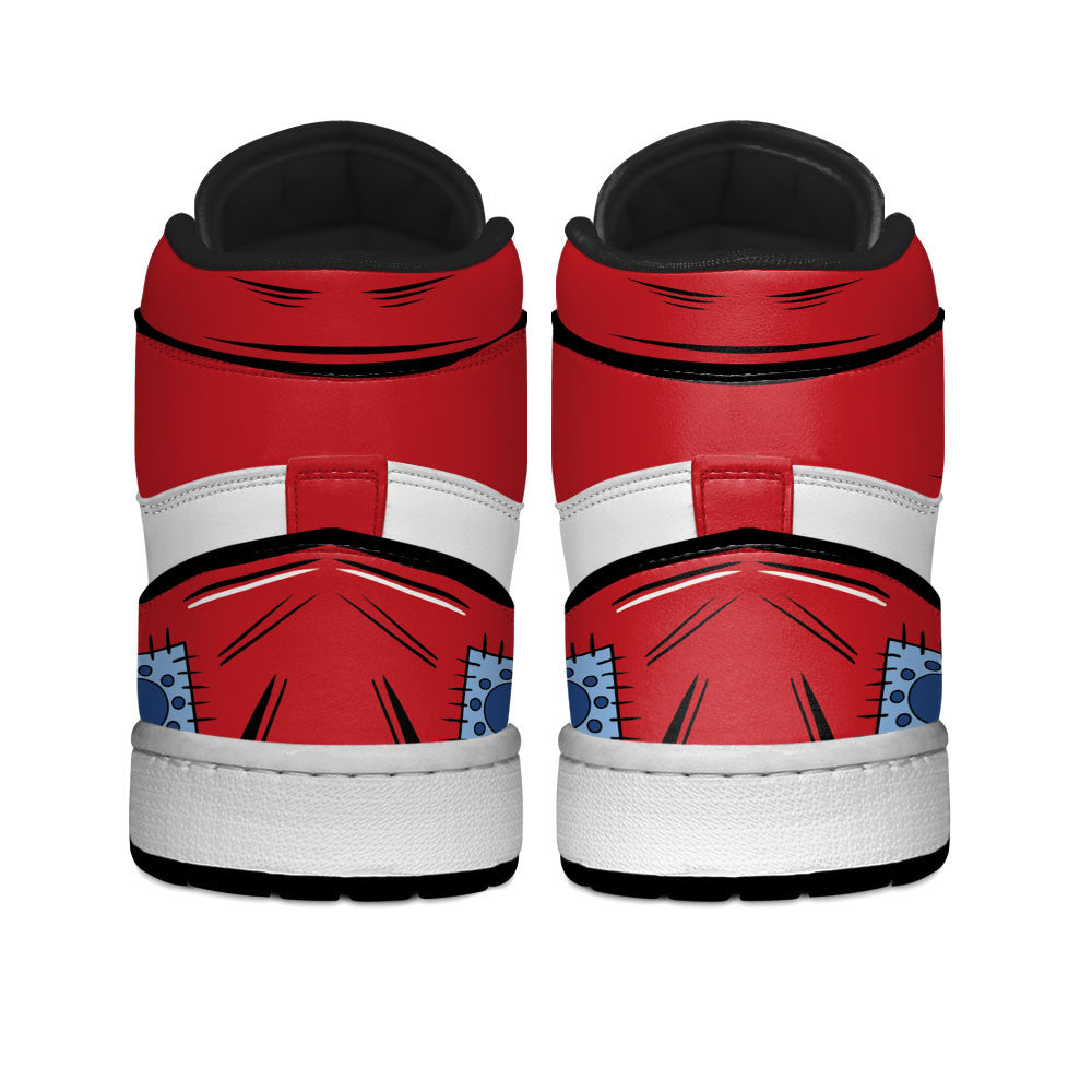 Luffy Wano Labubu Custom High-Top Sneakers Personalized Shoes
