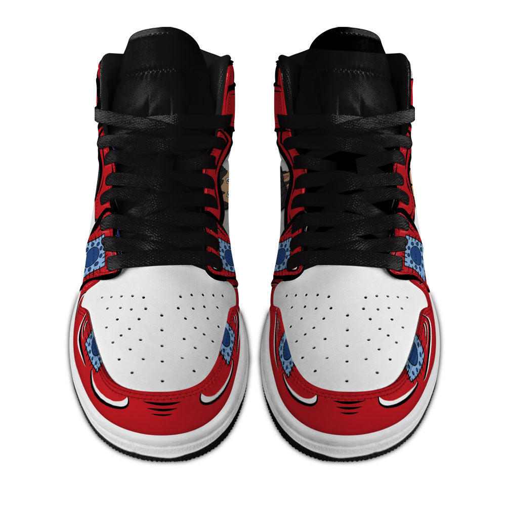 Luffy Wano Labubu Custom High-Top Sneakers Personalized Shoes