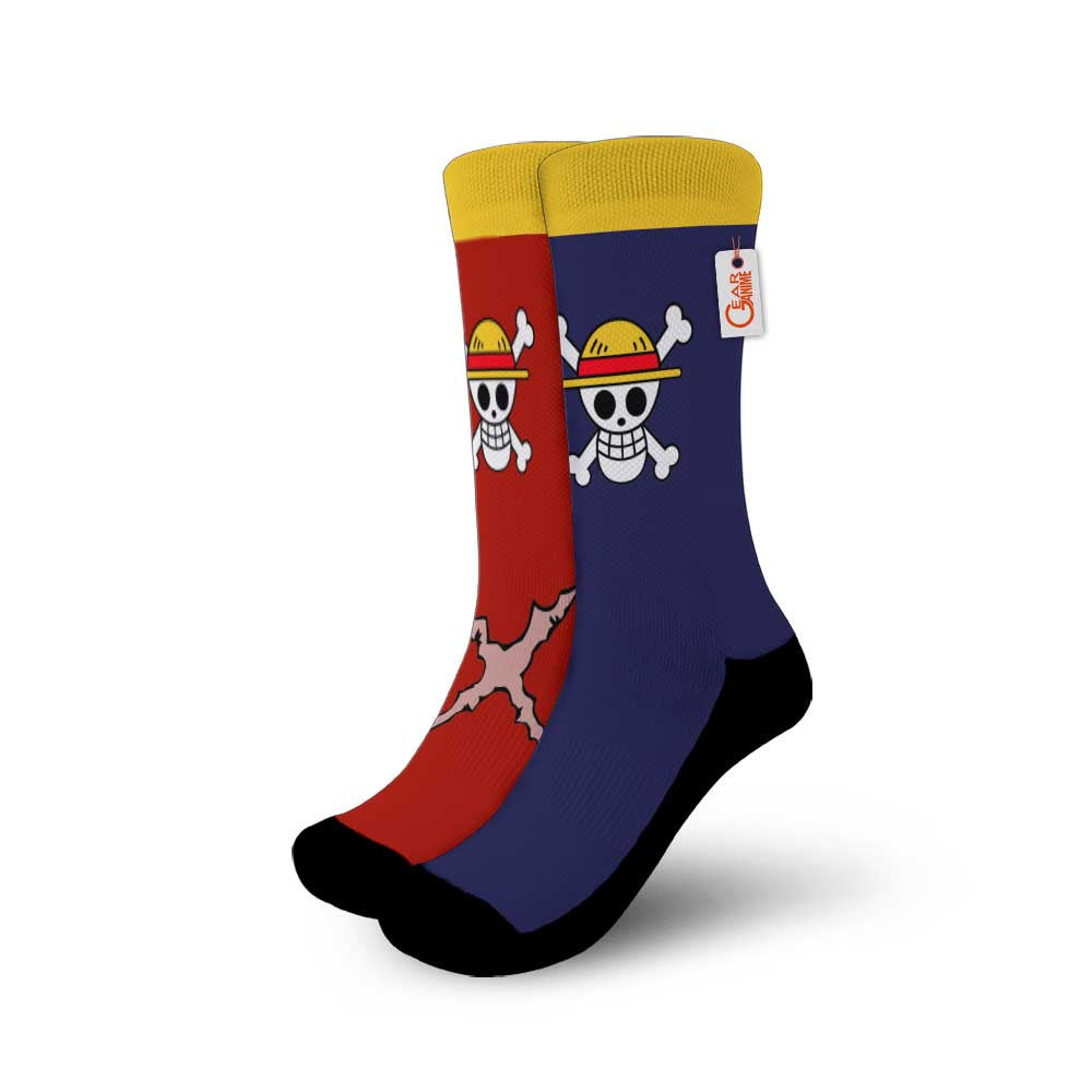 Monkey D. Luffy Socks Costume Style - FREE with shoes order