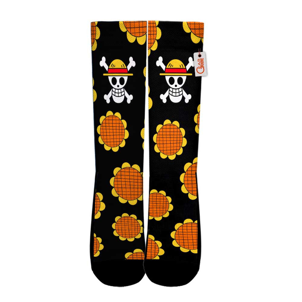Luffy Dressrosa Arc Socks Costume Style - FREE with shoes order