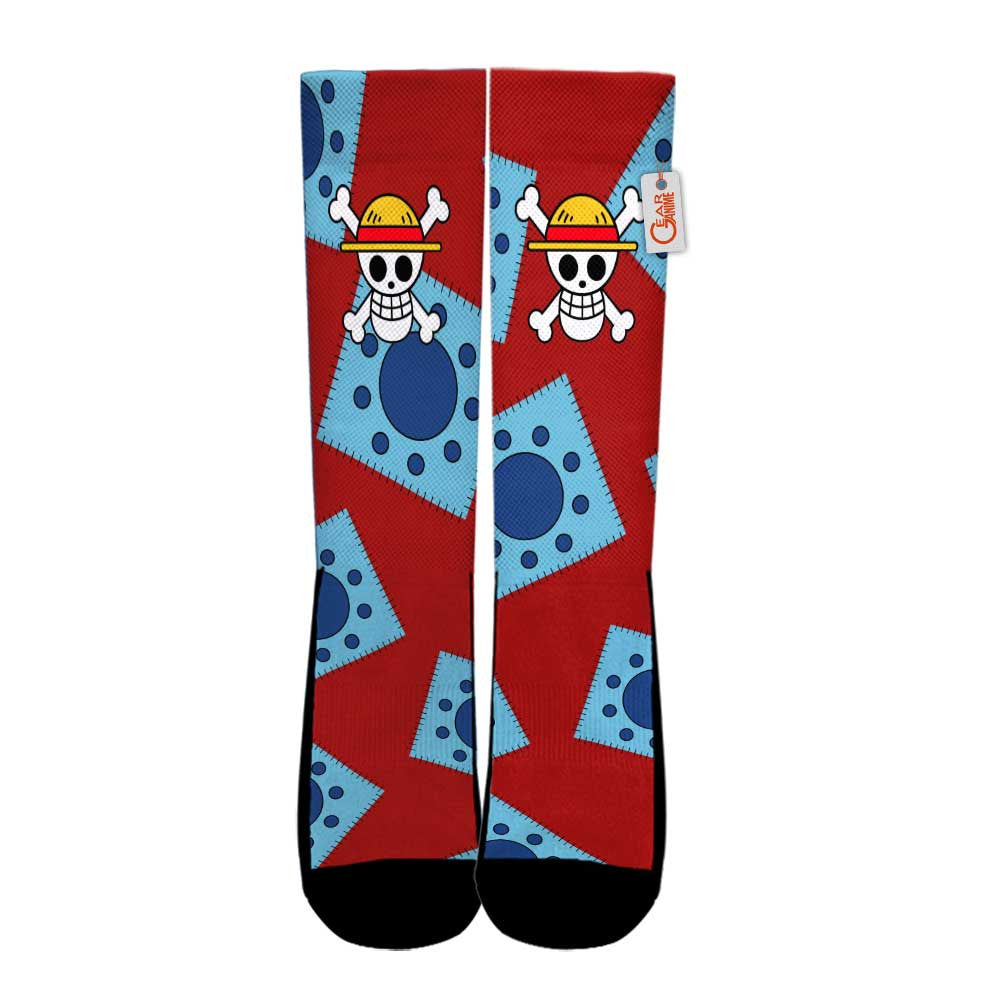 Luffy Wano Arc Socks Costume Style - FREE with shoes order