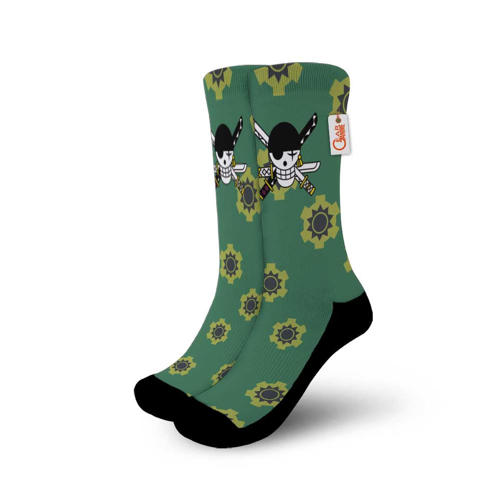 Zoro Wano Arc Socks Costume Style - FREE with shoes order