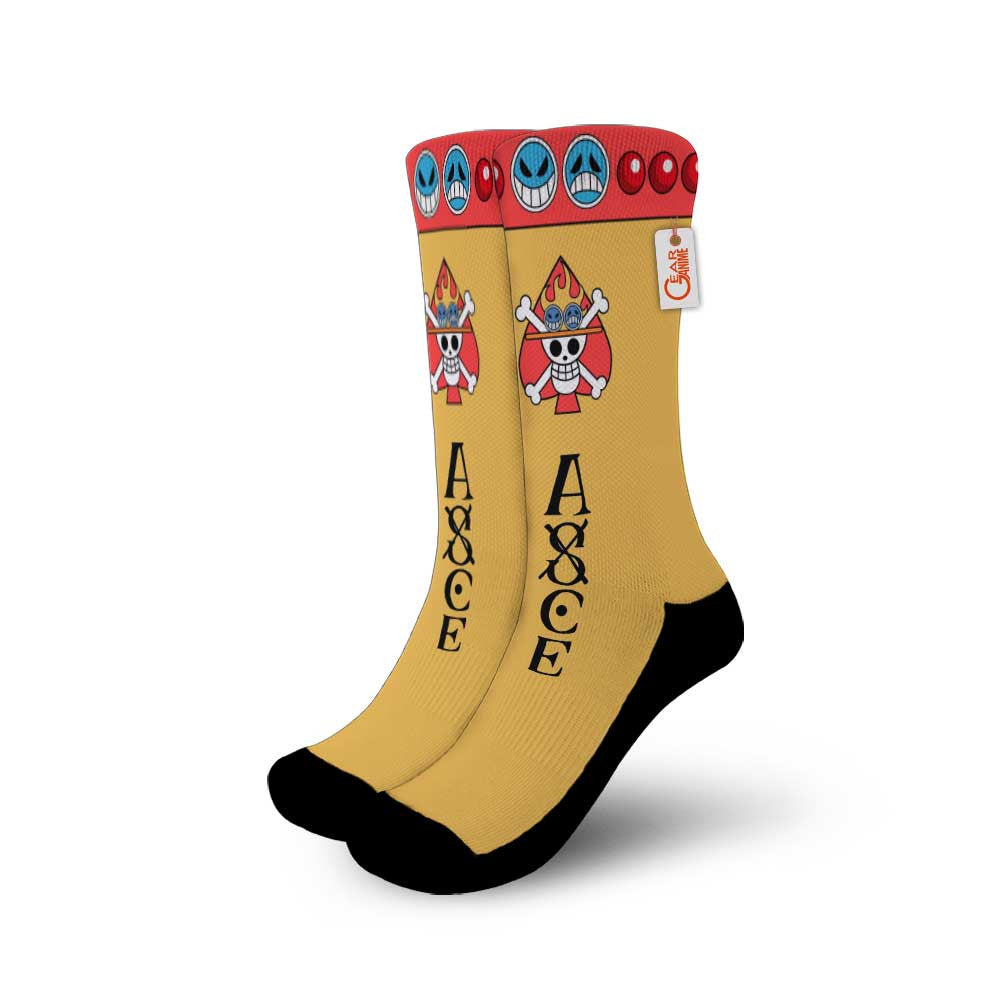 Portgas D. Ace Socks Costume Style - FREE with shoes order