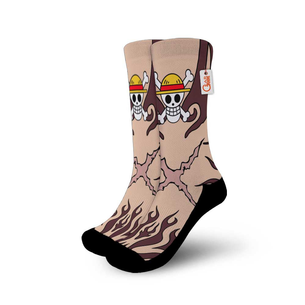 Luffy Gear 4 Socks Costume Style - FREE with shoes order