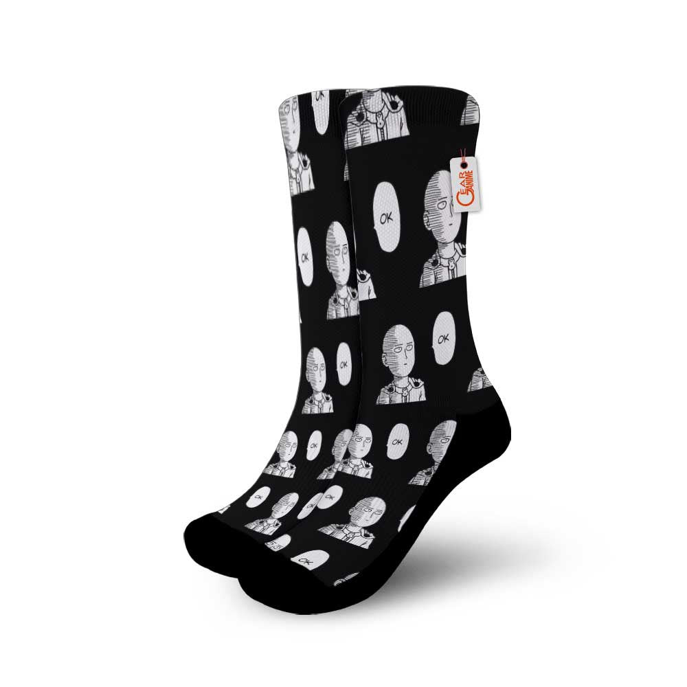 Saitama Ok Manga Socks - FREE with shoes order
