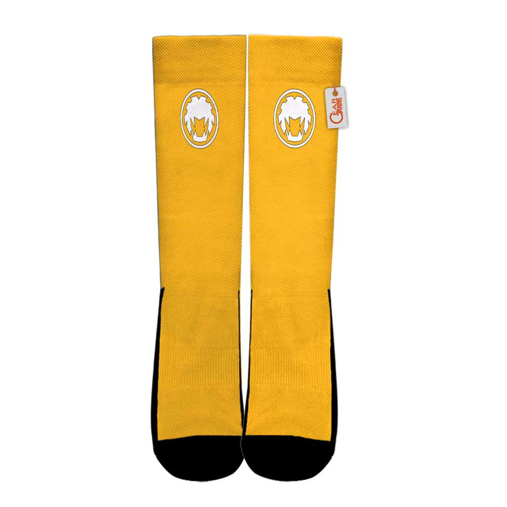 Yellow Ninja Ranger Socks - FREE with shoes order