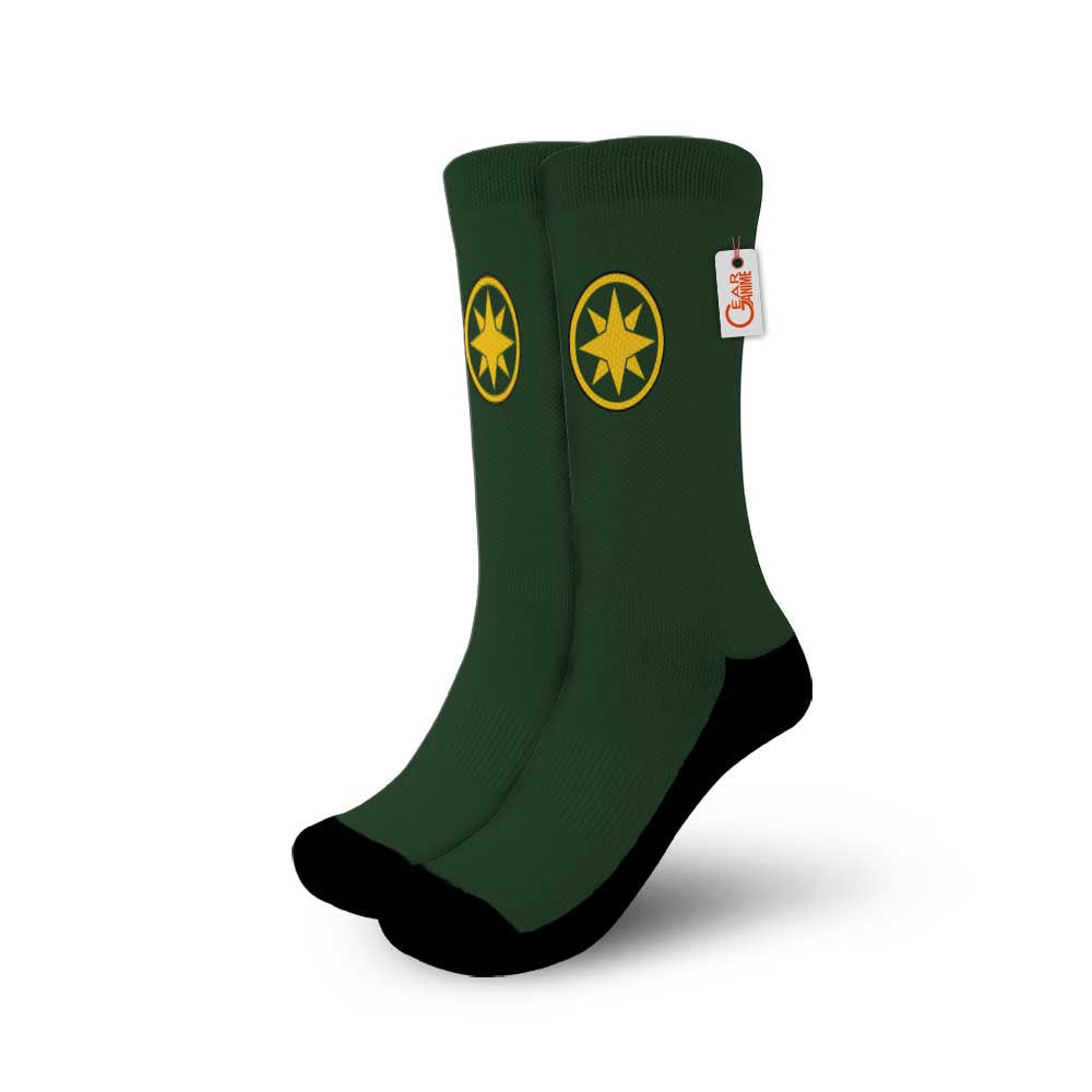 Green Samurai Ranger Socks - FREE with shoes order