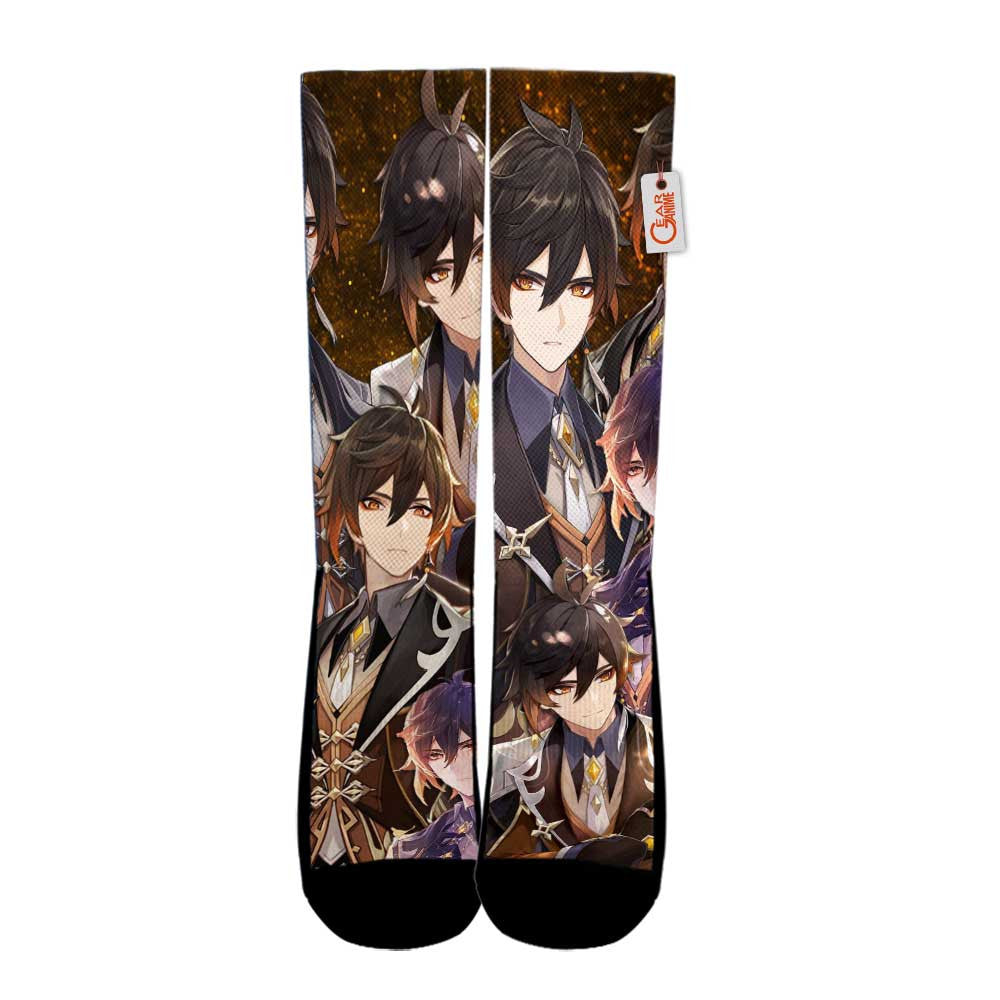 Zhongli Genshin Impact Game Socks - FREE with shoes order
