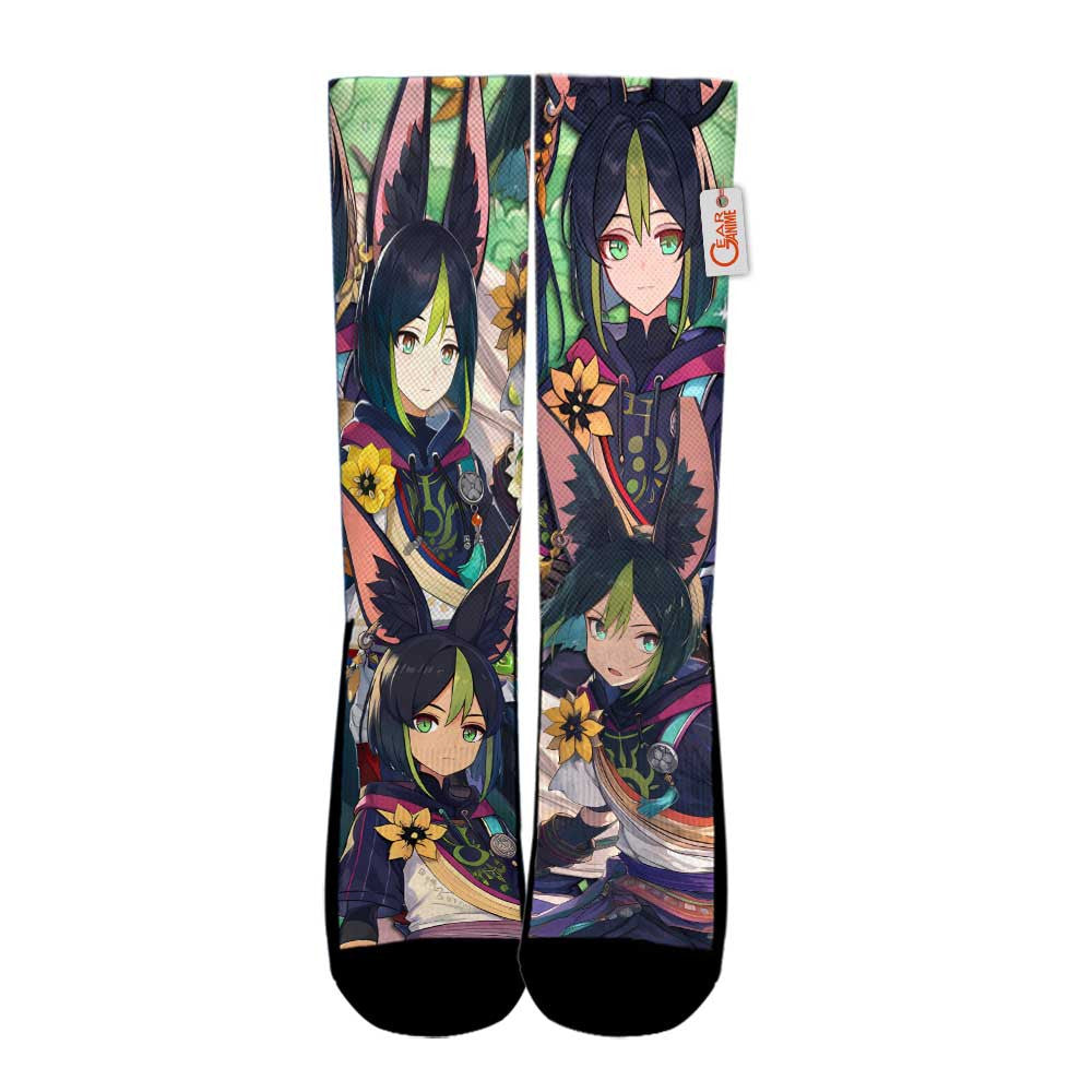 Tighnari Genshin Impact Game Socks - FREE with shoes order