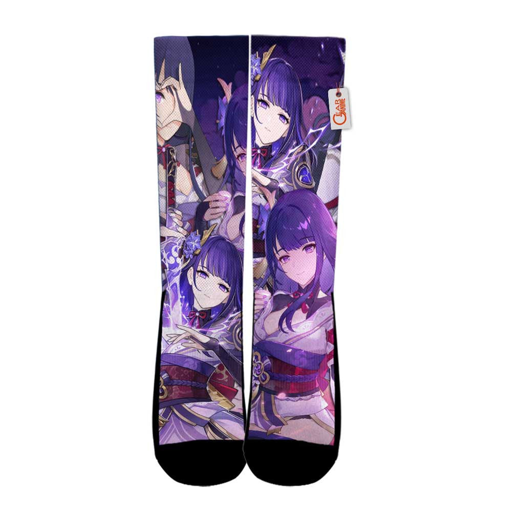 Raiden Shogun Genshin Impact Game Socks - FREE with shoes order