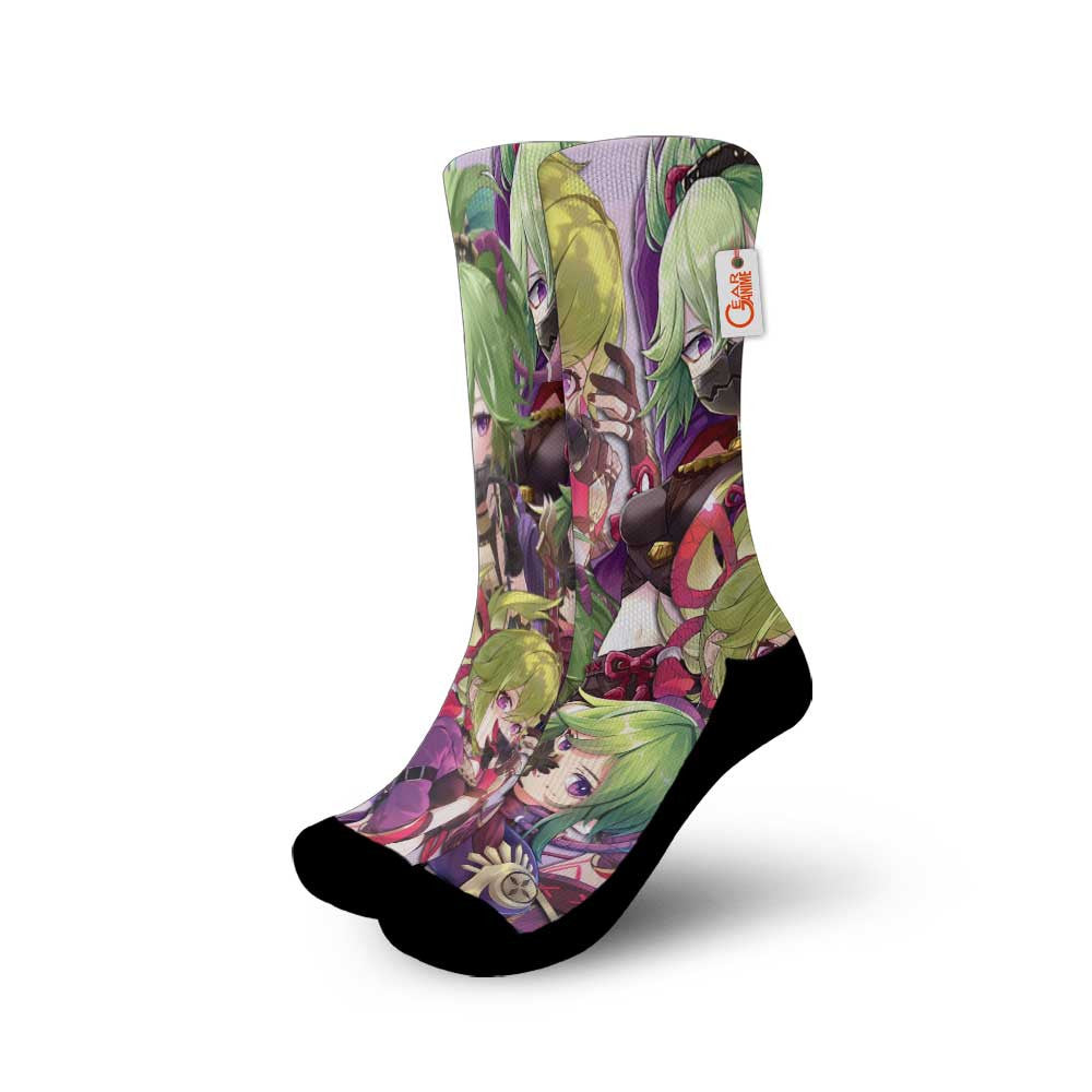 Kuki Shinobu Genshin Impact Game Socks - FREE with shoes order