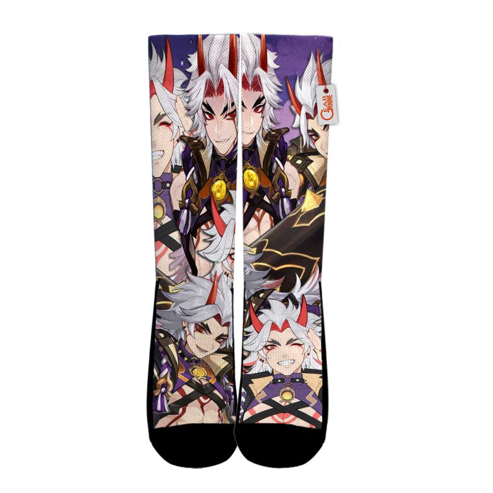 Arataki Itto Genshin Impact Game Socks - FREE with shoes order