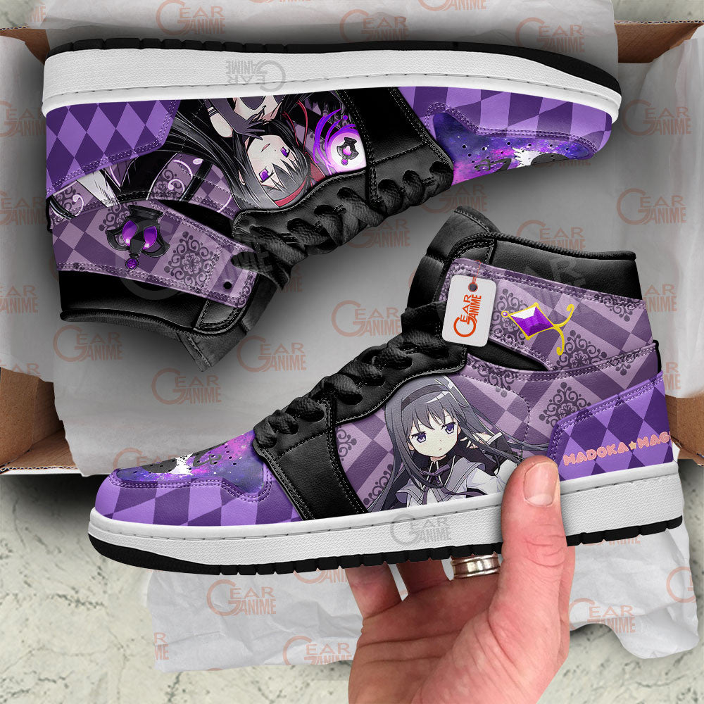 Homura Akemi Custom High-Top Sneakers