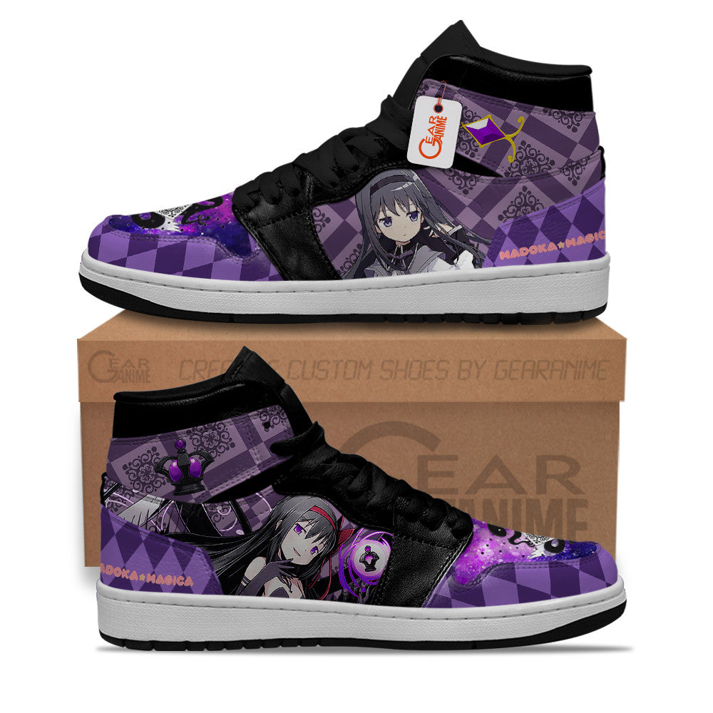 Homura Akemi Custom High-Top Sneakers