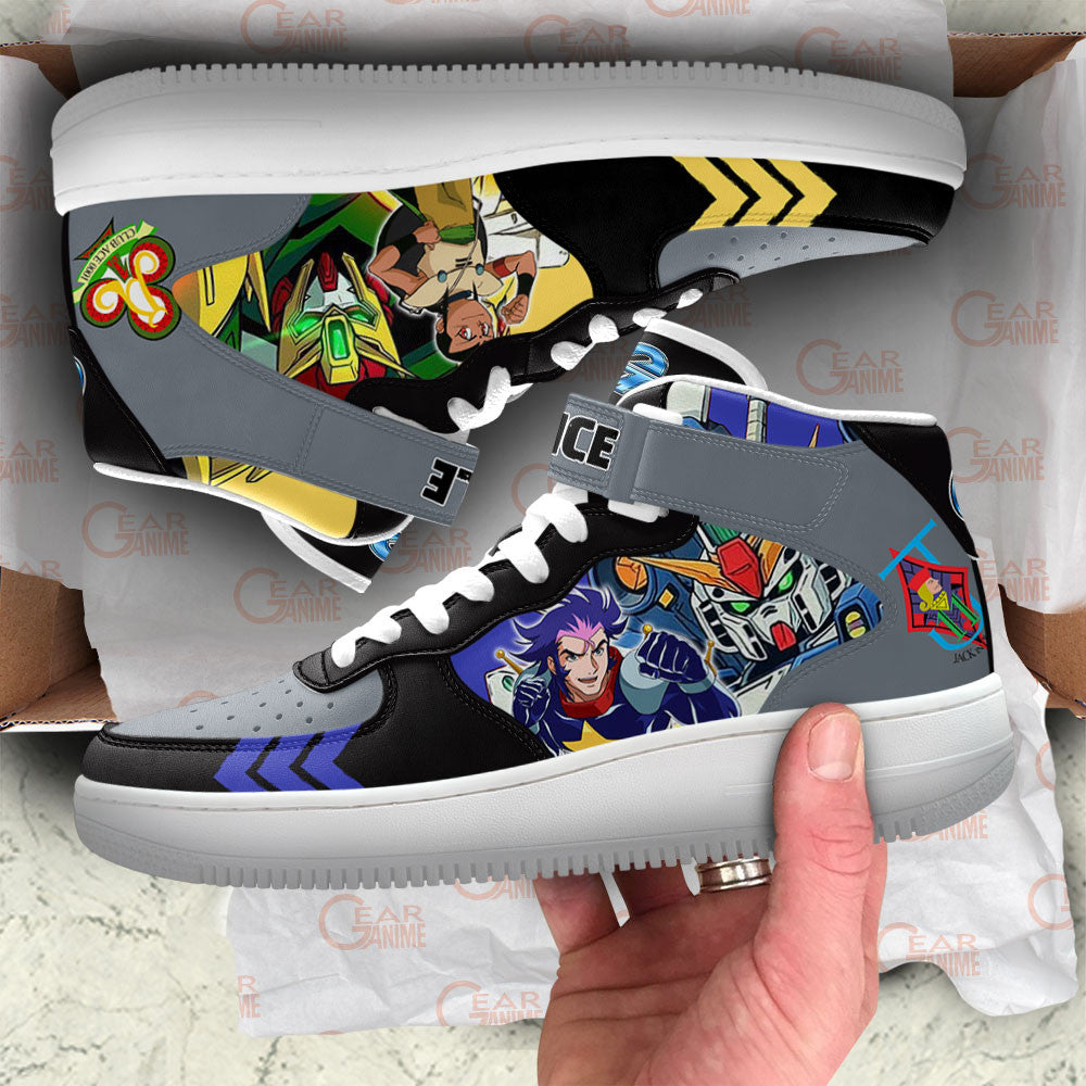 Mobile Fighter G Gundam Custom Mid-Top Sneakers