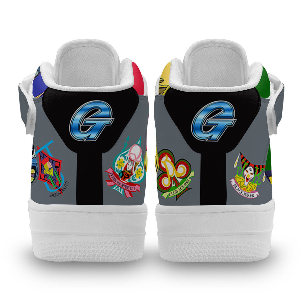 Mobile Fighter G Gundam Custom Mid-Top Sneakers