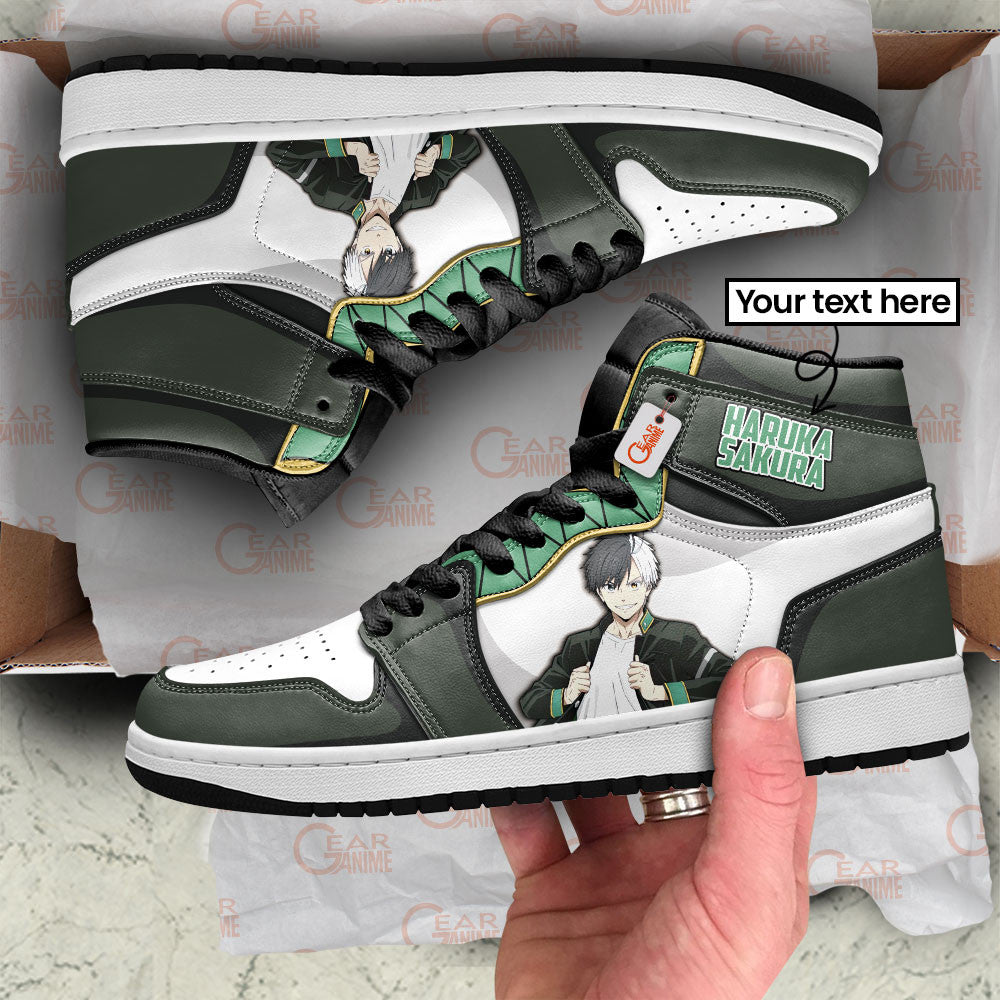 Wind Breaker Haruka Sakura Personalized High-Top Sneakers