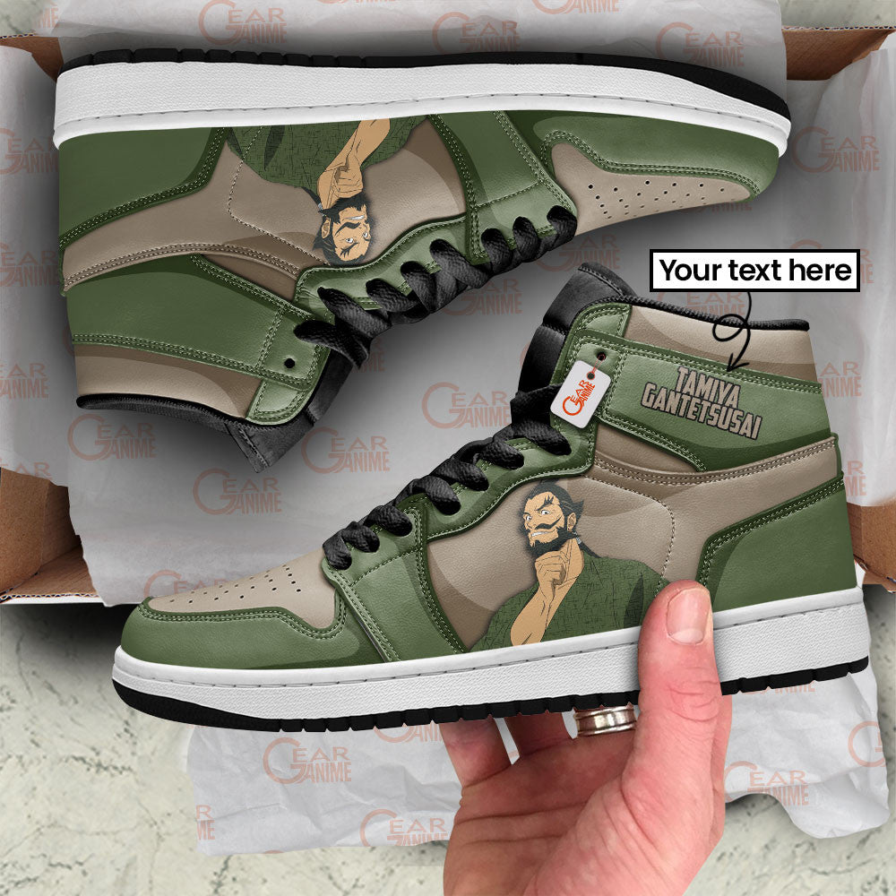Hell's Paradise Tamiya Gantetsusai Personalized High-Top Sneakers