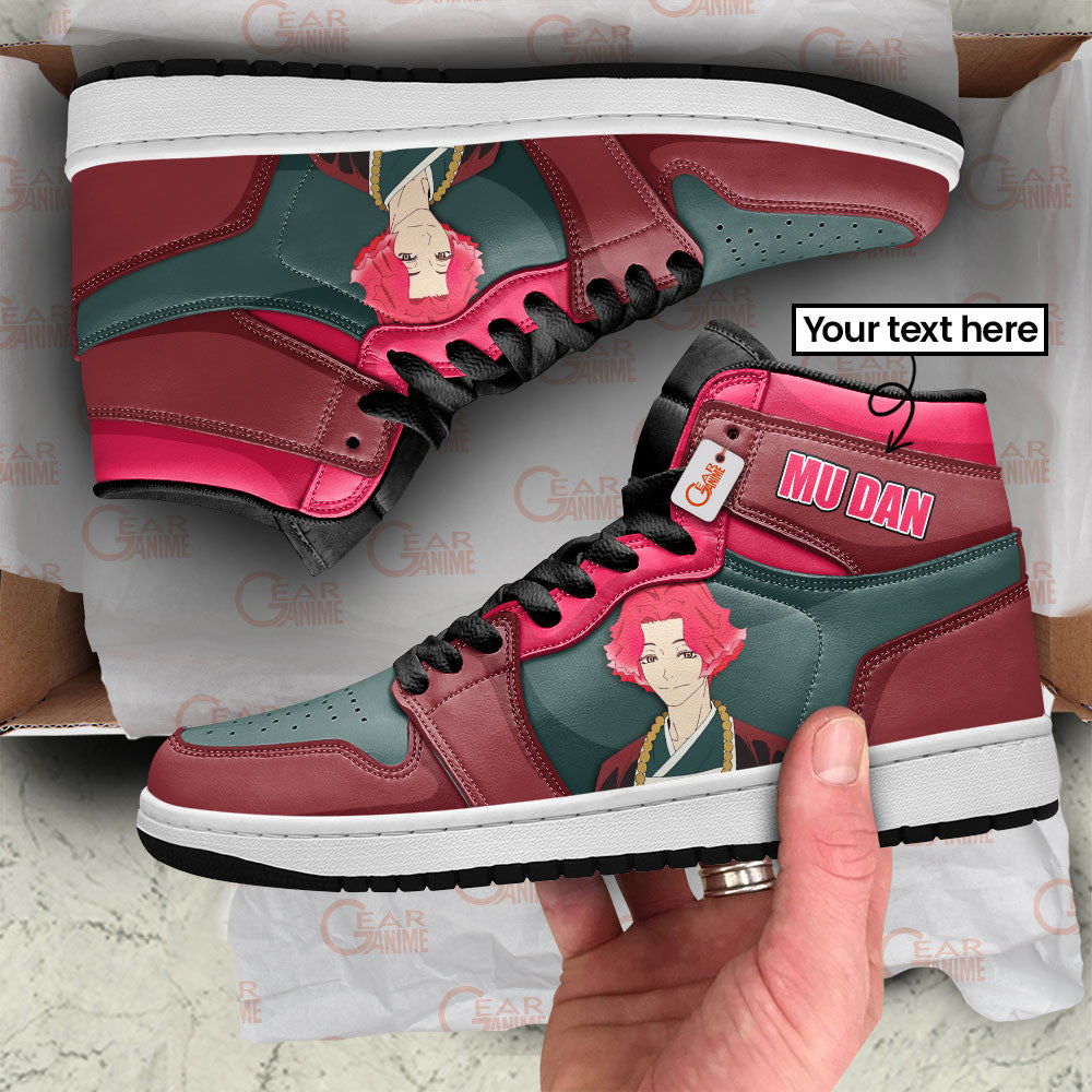 Hell's Paradise Mu Dan Personalized High-Top Sneakers