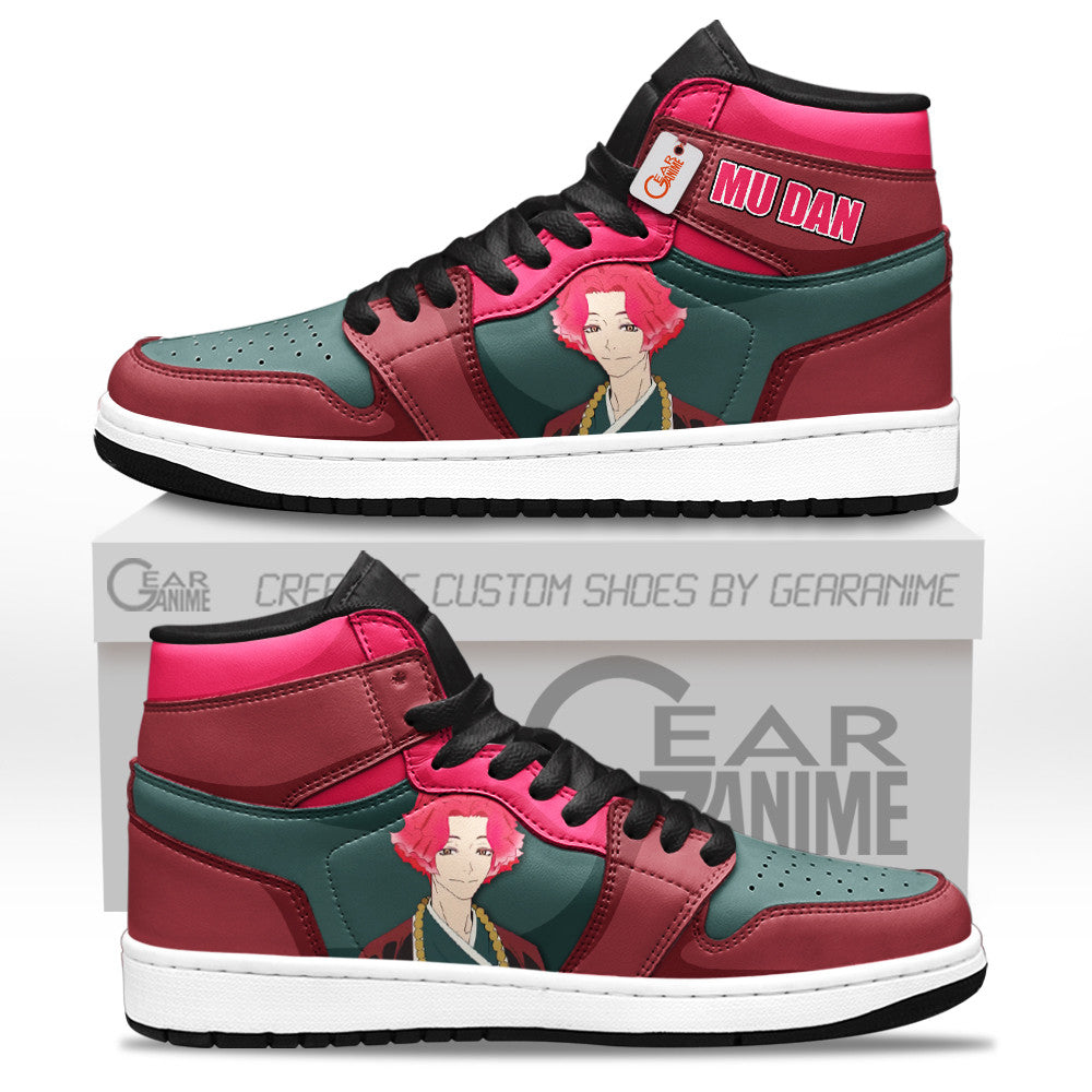 Hell's Paradise Mu Dan Personalized High-Top Sneakers