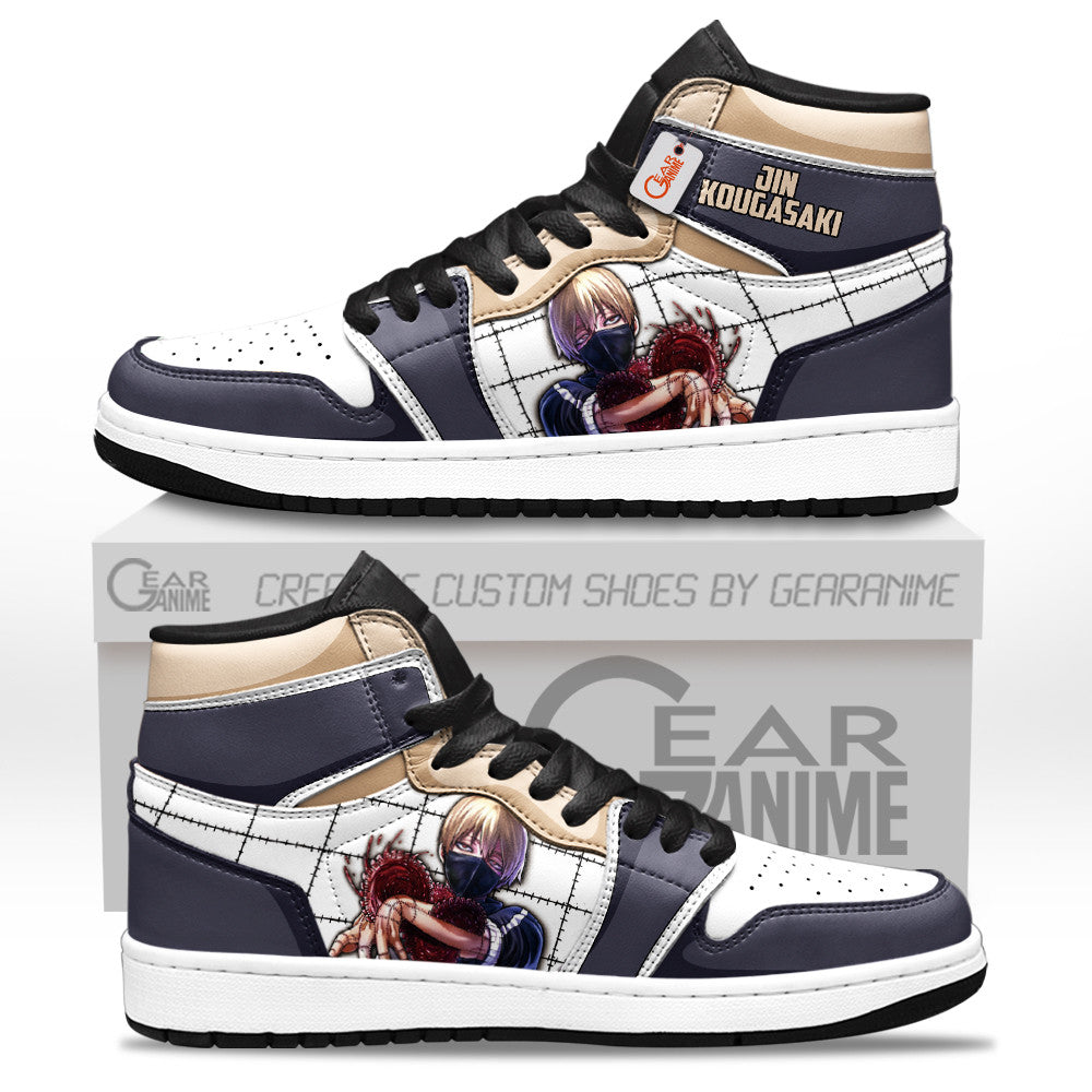 Tougen Anki Jin Kougasaki Personalized High-Top Sneakers