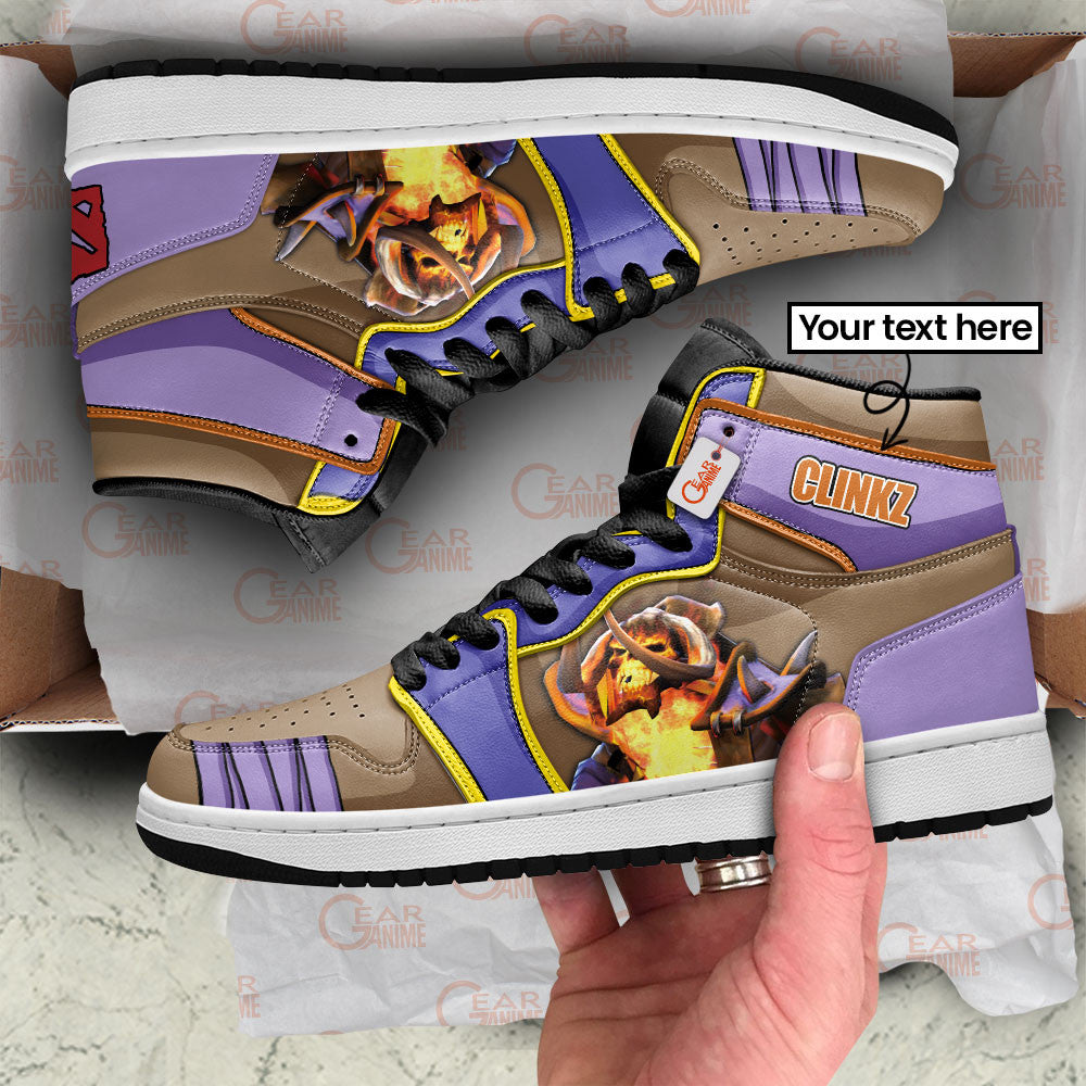 Dota 2 Clinkz Personalized High-Top Sneakers