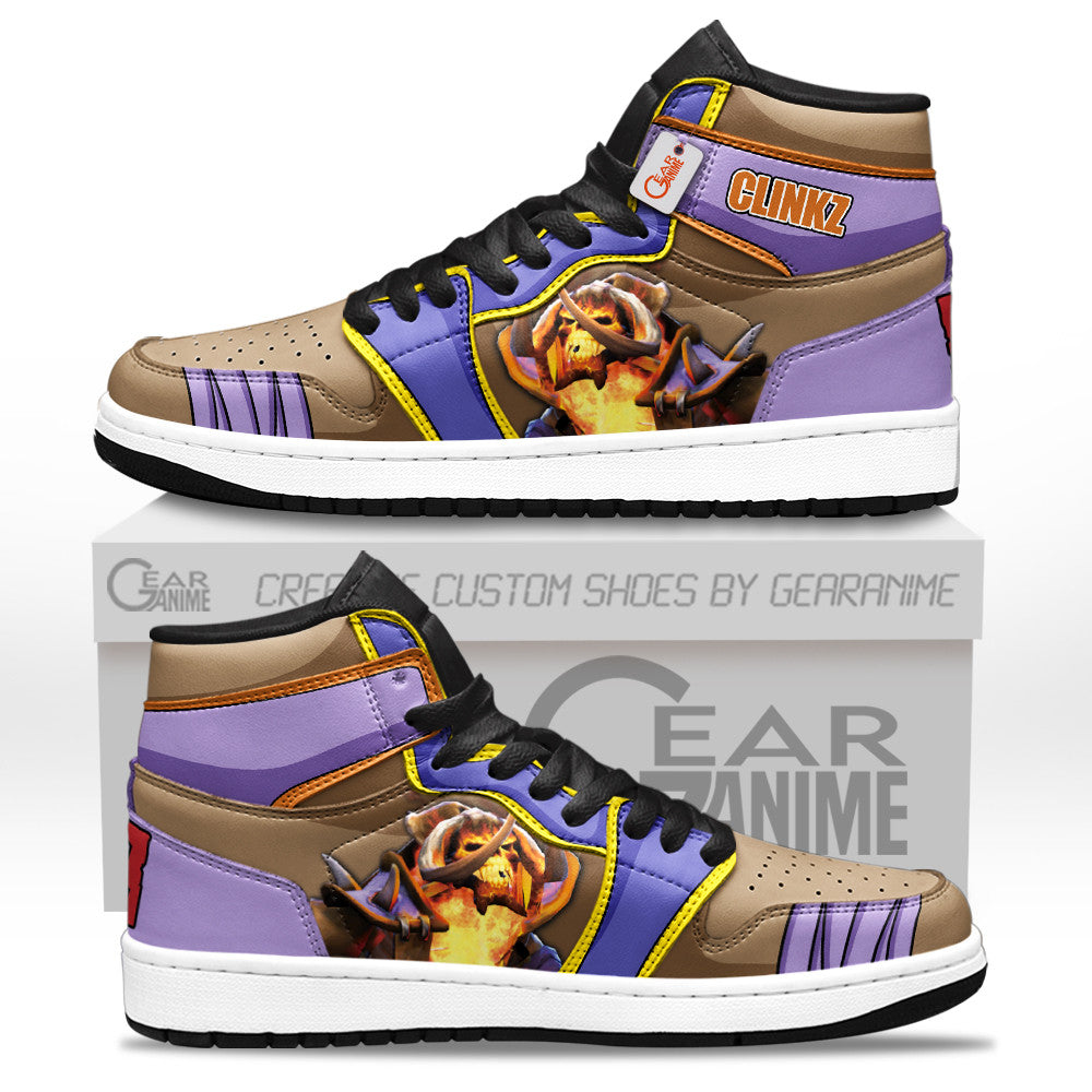 Dota 2 Clinkz Personalized High-Top Sneakers