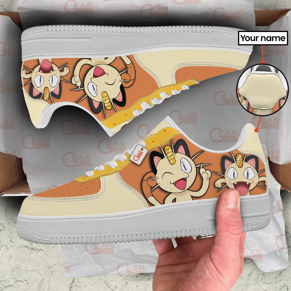 Meowth Personalized Low-Top Sneakers