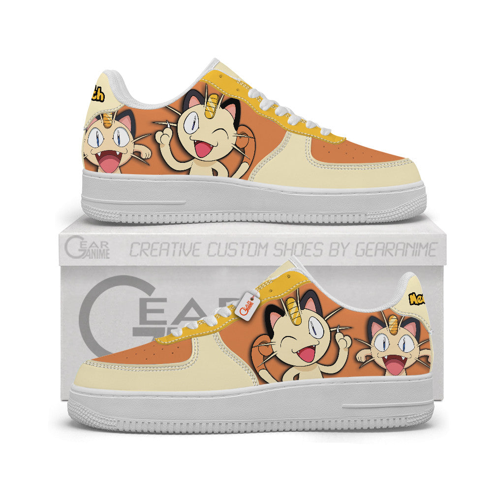 Meowth Personalized Low-Top Sneakers