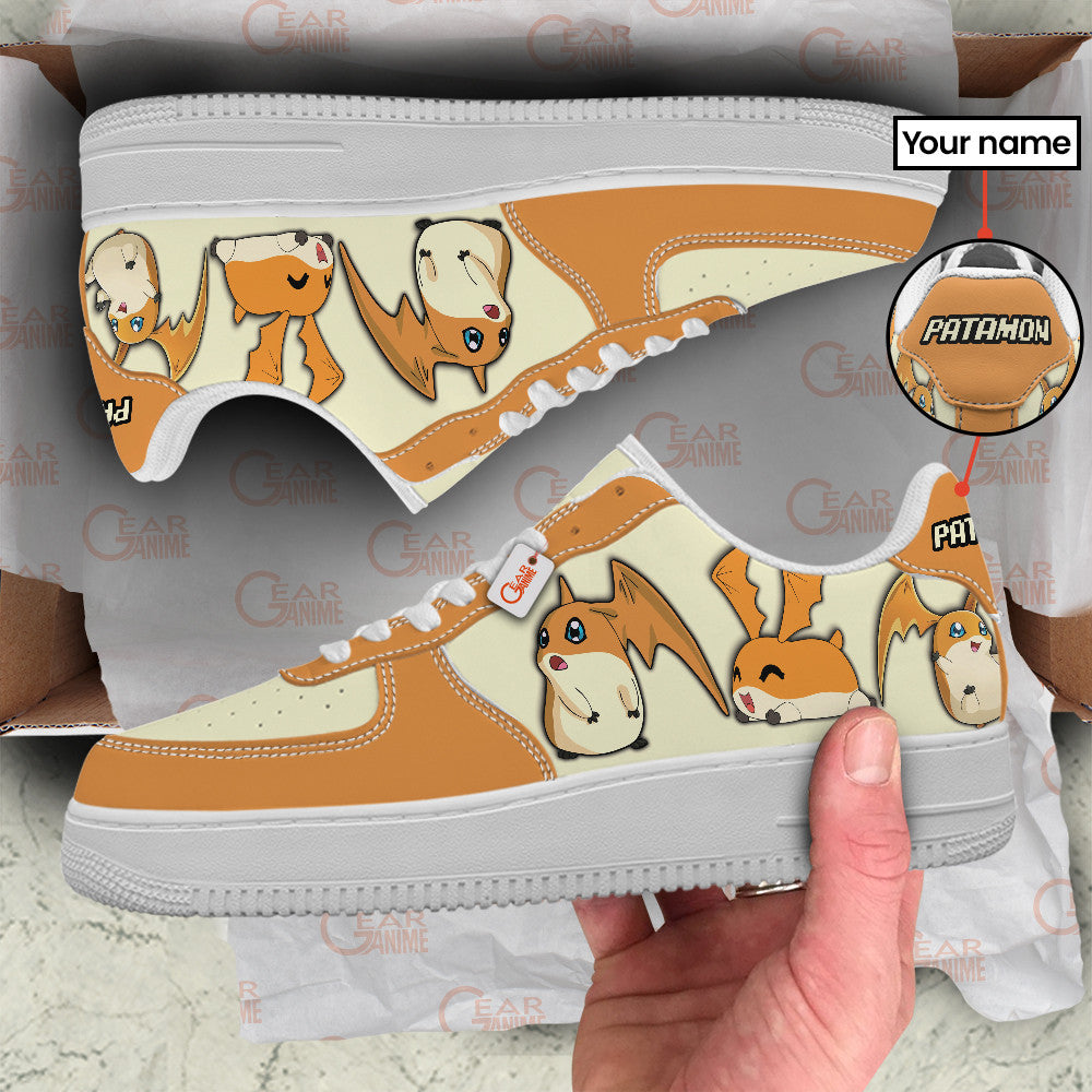 Patamon Personalized Low-Top Sneakers
