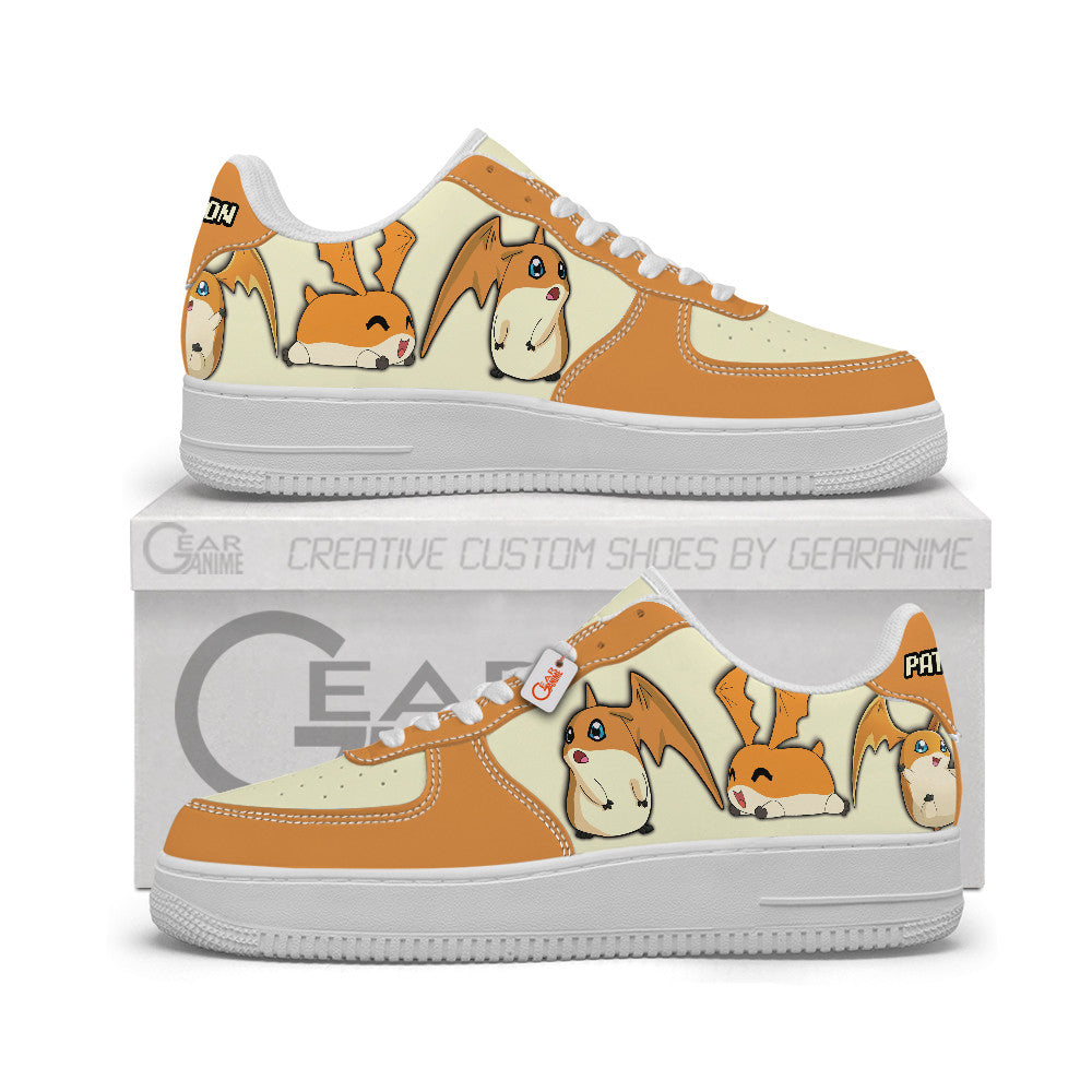 Patamon Personalized Low-Top Sneakers