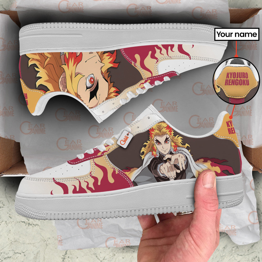 Kyojuro Rengoku Personalized Low-Top Sneakers