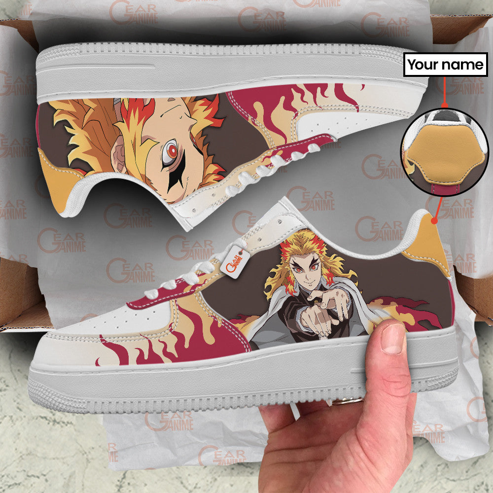 Kyojuro Rengoku Personalized Low-Top Sneakers