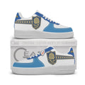 Black Blue Rose Personalized Low-Top Sneakers