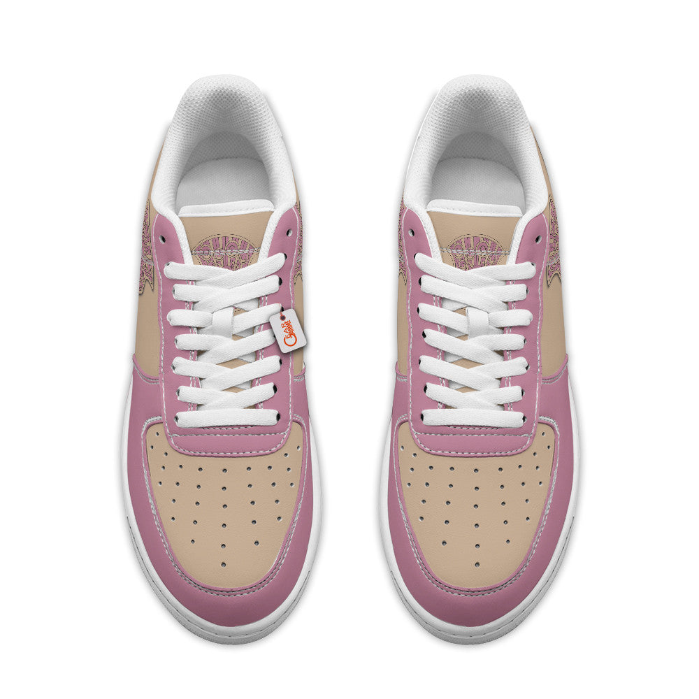 Coral Peacock Personalized Low-Top Sneakers