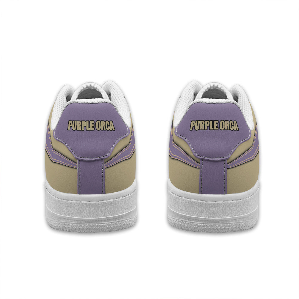 Purple Orca Personalized Low-Top Sneakers